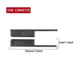 For Chevrolet Corvette C8 2pcs /Set Car Door Lock Switch Sticker - Imagen 3