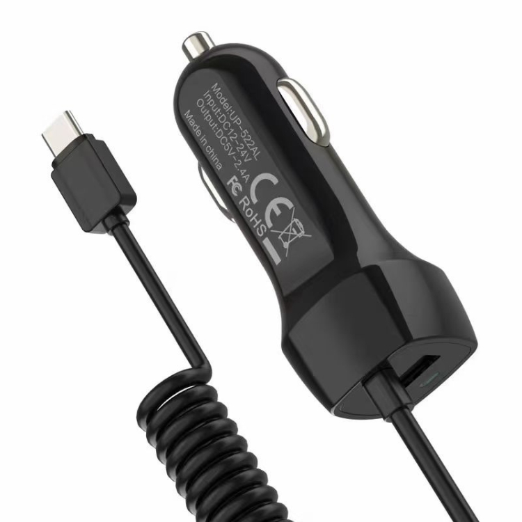 TBD0603285403.jpg Carga rápida 522AL con carga de teleférico, interfaz de salida:, Type-C/USB-C (Black) - Imagen 1