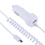 Carga rápida 522AL con carga de teleférico, interfaz de salida:, Micro USB (White)