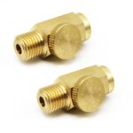 2 uds válvula de flujo de aire herramienta neumática interruptor de Control de velocidad cabezal regulador de presión de aire