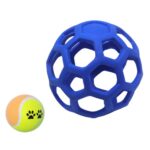 1030001 Pelota hueca de juguete para perros Pelotas de juguete de goma elásticas resistentes a mordeduras para mascotas, especificaciones:, Tennis
