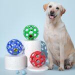 1030001 Pelota hueca de juguete para perros Pelotas de juguete de goma elásticas resistentes a mordeduras para mascotas, especificaciones:, Tennis - Imagen 2