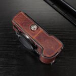 Para FUJIFILM X-T5 Cámara Bolsa de piel de vaca Funda protectora antiarañazos Cubierta de la base - Imagen 3