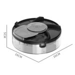 S008 Trampa para moscas doméstica USB silenciosa para matar moscas automática, especificaciones:, USB Plug-in Type (White) - Imagen 3