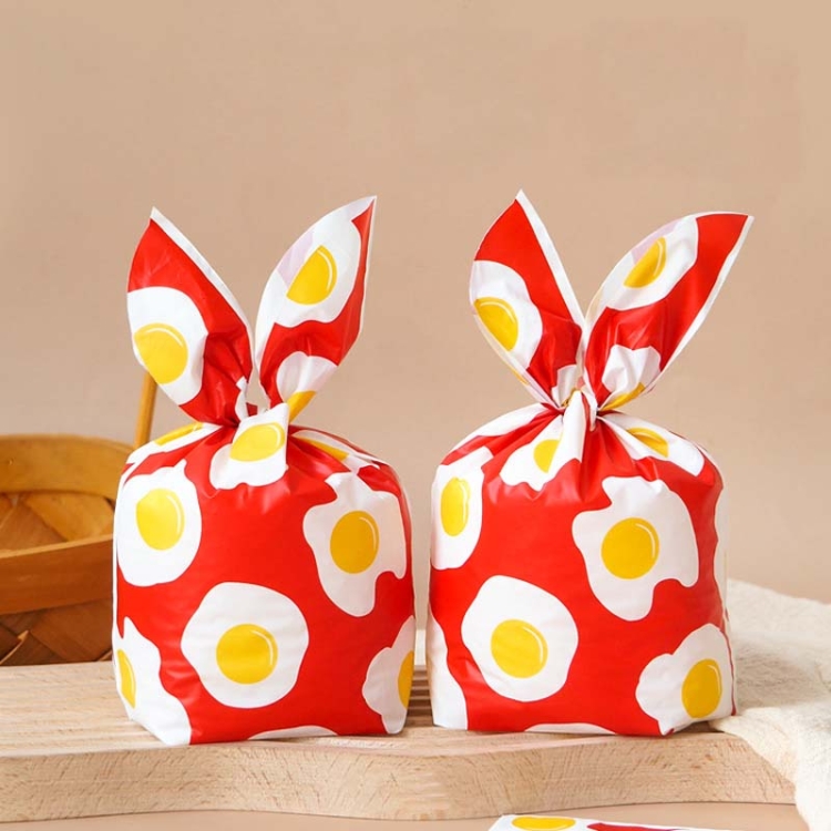 TBD0603319101J.jpg 1 bolsa de bolsas de embalaje de dulces bolsas de regalo de galletas para hornear, Red Fried Egg - Imagen 1