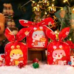 1 bolsa de bolsas de embalaje de dulces bolsas de regalo de galletas para hornear, Year Rabbit