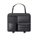 Bolsa de almacenamiento multifuncional para el respaldo del asiento del automóvil Suministros decorativos para el interior del automóvil, Tamaño:, S (Black)