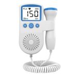 B3 Inicio Doppler Ultrasonido Corazón fetal de mano Mujeres embarazadas Monitor de corazón fetal, B3(Blue)