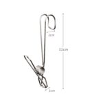 Con Clip de secado de ropa de cola larga Clip colgante de gancho de cinta de acero inoxidable, 12pcs Stainless Steel - Imagen 2
