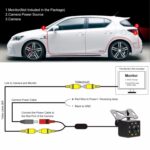 R0003 LED luz de relleno cámara de vídeo de marcha atrás externa HD visión nocturna CCD cámara de coche, 8 LED Lamp P System - Imagen 5