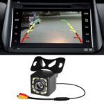 R0003 LED luz de relleno cámara de vídeo de marcha atrás externa HD visión nocturna CCD cámara de coche, 12 LED Lamp N System
