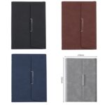 Estuche de hojas sueltas de tres pliegues de 6 orificios Cuaderno de negocios A5 Bloc de notas de papelería de oficina - Imagen 2