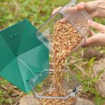 Comedero para pájaros plegable para colgar al aire libre, jaula para pájaros resistente al sol y a las heladas - Imagen 7