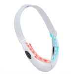 106892 EMS Microcorriente Masaje de luz roja y azul Instrumento de estiramiento facial, (White), (Pink)