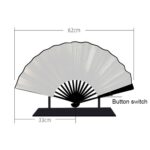 00021 LED Prom Lighting Ventilador plegable Bar Colorido Atmósfera Grupo Props, Colorful - Imagen 3