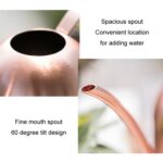 Regadera de jardinería de boca larga de acero inoxidable de 450 ml - Imagen 4