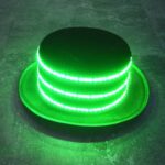 00068 LED Bar Luminous Jazz Hat Stage Magic Show Props, Green