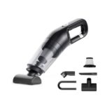 Aspirador de mano de alta potencia con carga inalámbrica para coche, Black Standard