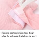 Almohada de algodón con soporte para la cintura para embarazadas, cojín para dormir de lado, almohada extraíble y lavable para el abdomen, Gray - Imagen 4