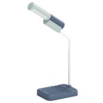 Carga USB Luz de escritorio Base magnética Extraíble Simple Protección para los ojos Lámpara portátil, With Base Blue