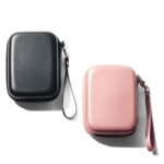Para FUJIFILM Instax Mini EVO Link LiPlay Bolso de cámara de cuero PU con correa para la muñeca, Black - Imagen 2