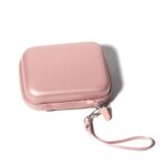 Para FUJIFILM Instax Mini EVO Link LiPlay Bolso de cámara de cuero PU con correa para la muñeca, Pink