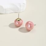 Aretes Joyas, E2208-2 Pink Pearl - Imagen 3