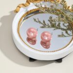 Aretes Joyas, E2208-2 Pink Pearl - Imagen 4