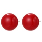 Aretes Joyas, E2209-23 Red Pearl