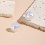 Aretes Joyas, E2209-3 Symphony Shaped Semicircle - Imagen 3