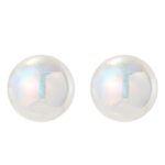 Aretes Joyas, E2209-4 Symphony Glossy Semicircle