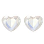 Aretes Joyas, E2209-6 Symphony Sliced Heart