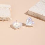 Aretes Joyas, E2209-6 Symphony Sliced Heart - Imagen 4