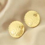 Aretes Joyas, E2109-15 Semicircle - Imagen 4