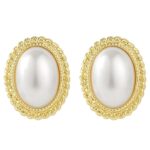 Aretes Joyas, E2109-16 Semiellipse