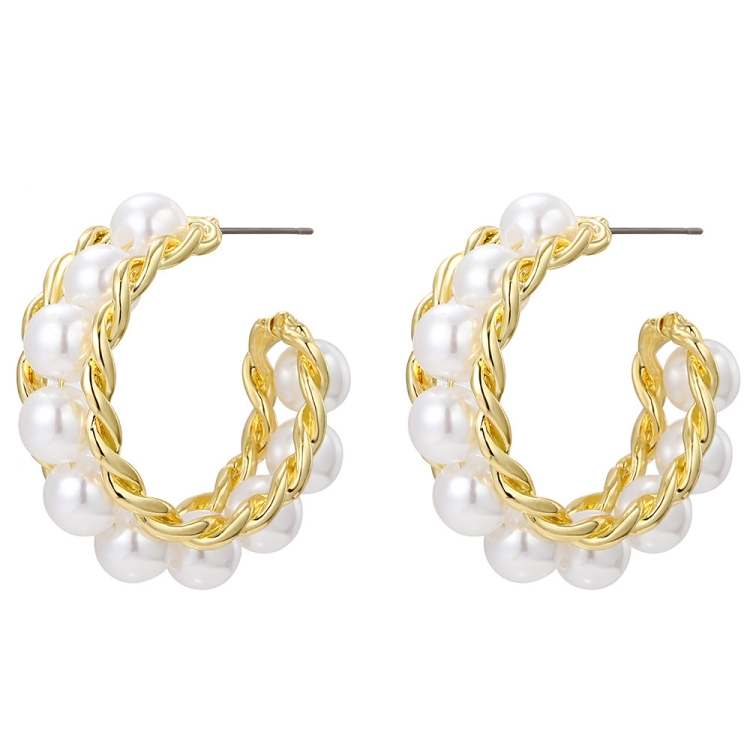 TBD0603373428.jpg Aretes Joyas, E2208-4 Prepare C Shape - Imagen 1