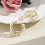 Aretes Joyas, E2208-4 Prepare C Shape - Imagen 4