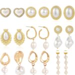 Aretes Joyas, E2208-5 Three Circle C Shape - Imagen 5