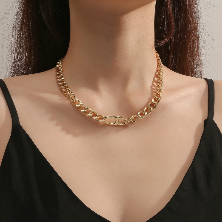 TBD0603373505.jpg Collar de roca de metal con cadena de clavícula de terciopelo vintage punk, especificación:, N2211-11 - Imagen 1