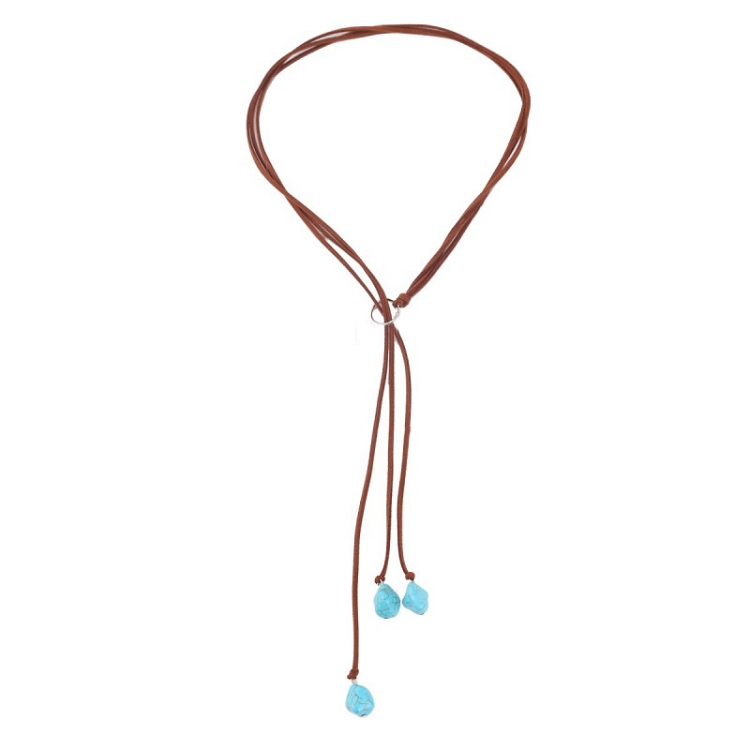TBD0603373705.jpg Colgante Vintage Suéter de Piedra Natural Turquesa Bohemio, Modelo:, N2111-13 Three Stones - Imagen 1
