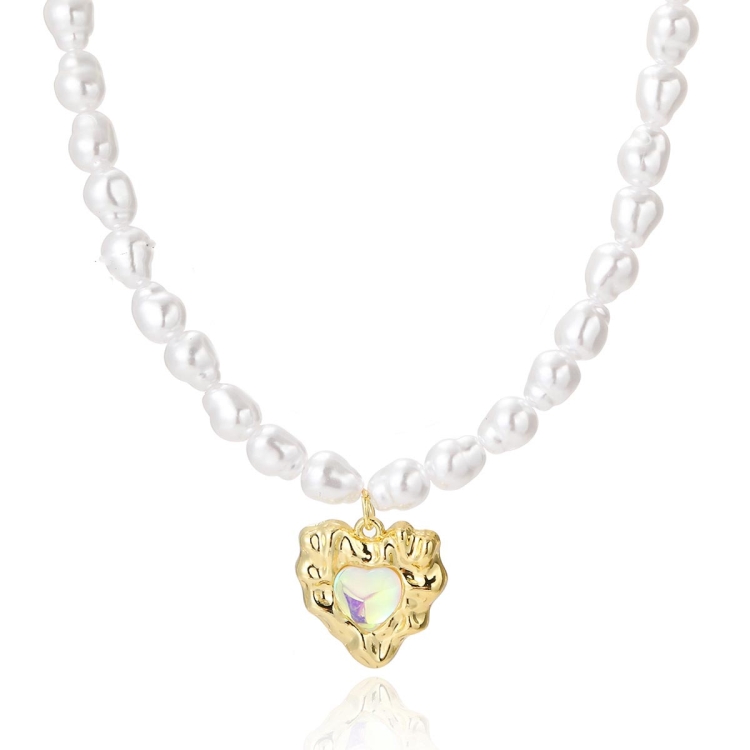 TBD0603373804.jpg Collar de temperamento para mujer Cadena de clavícula, N2209-11 Colorful Love - Imagen 1