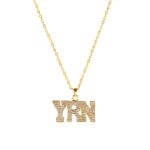Cadenas de clavícula de collar de estilo hip hop exagerado, 1010400501  YRN
