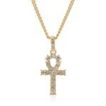 Cadenas de clavícula de collar de estilo hip hop exagerado, N2106-16 Cross