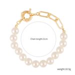 Pulsera de perlas estilo bohemio para mujer, S2003-15 - Imagen 2