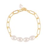 Pulsera de perlas estilo bohemio para mujer, S2003-16