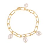 Pulsera de perlas estilo bohemio para mujer, S2003-17