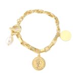 Pulsera de perlas estilo bohemio para mujer, S2203-17