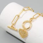 Collar en capas con colgante de ojos de ángel, modelo:, N2106-20 Love Eyes - Imagen 3