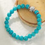 Pulsera de cuentas de mujer turquesa estilo étnico encanto joyería, S2203-12 Cross - Imagen 4