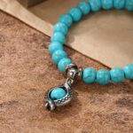 Pulsera de cuentas de mujer turquesa estilo étnico encanto joyería, S2212-1 Eyes - Imagen 4